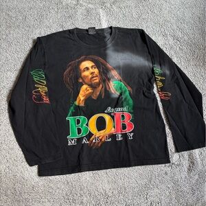 NWOT Longsleeve Bob Marley Shirt🇯🇲🎶